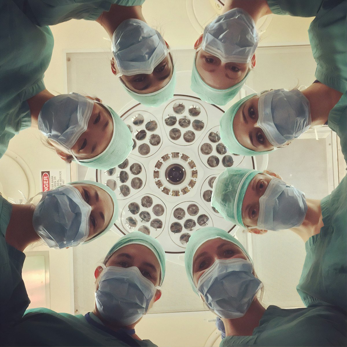 Multidisciplinary clinical team reviewing a patient case together